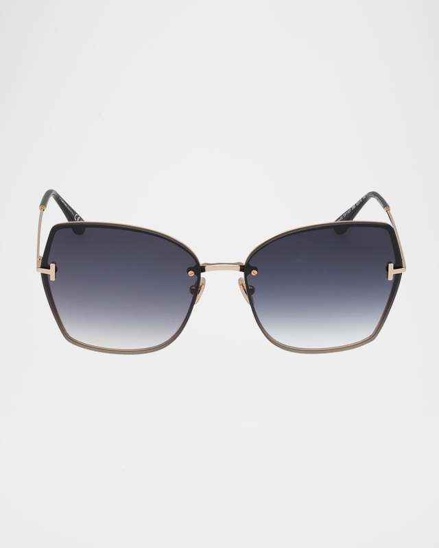 Nickie Metal Butterfly Sunglasses